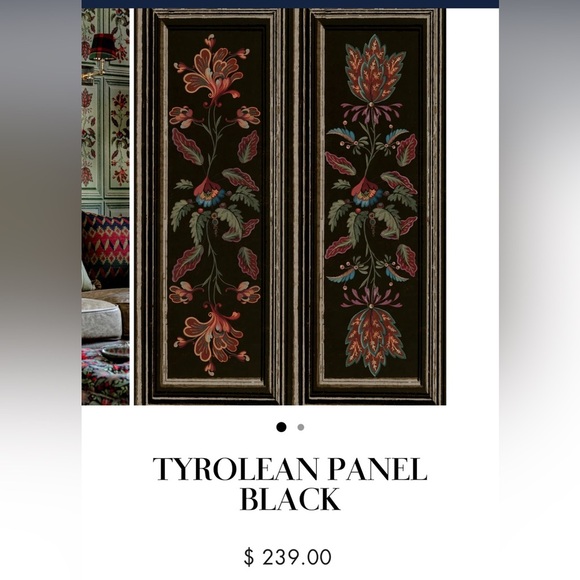 Anthropologie x Mind The Gap Tyrolean Panel Black NEW - Picture 13 of 14